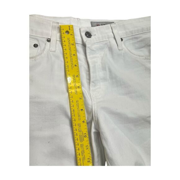 Ag Denim Ex Boyfriend Slouchy Slim Jeans White Women’s NWT Size 31 - Picture 6 of 16